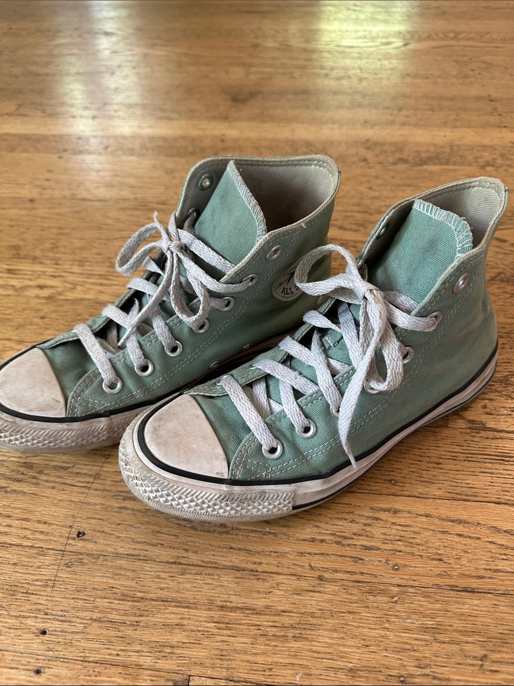 Converse Chuck Taylor All Star High-Top Sneakers in Mint Green
